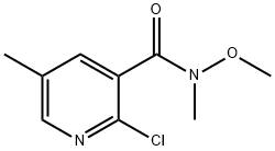 2-Chloro-N-methoxy-N,5-dimethylnicotinamide