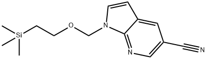 1-{[2-(trimethylsilyl)ethoxy]methyl}-1h-pyrrolo[2,3-b]pyridine-5-carbonitrile