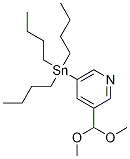 3-Formyl-5-(tributylstannyl)pyridine dimethylacetal