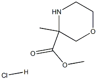 methyl 3-methylmorpholine-3-carboxylate hydrochloride