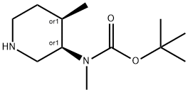 tert-butyl N-methyl-N-[(3R,4R)-4-methylpiperidin-3-yl]carbamate