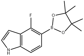 4-fluoro-5-(4,4,5,5-tetramethyl-1,3,2-dioxaborolan-2-yl)-1H-indole
