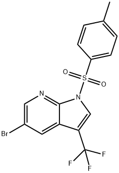 5-Bromo-1-tosyl-3-(trifluoromethyl)-1H-pyrrolo[2,3-b]pyridine