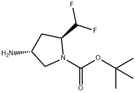 tert-butyl (2S,4R)-4-amino-2-(difluoromethyl)pyrrolidine-1-carboxylate