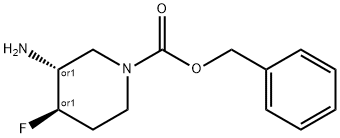 benzyl trans-3-amino-4-fluoropiperidine-1-carboxylate