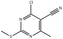 4-Chloro-6-methyl-2-(methylthio)pyrimidine-5-carbonitrile