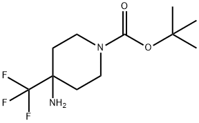 tert-butyl 4-amino-4-(trifluoromethyl)piperidine-1-carboxylate
