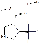 methyl trans-4-(trifluoromethyl)pyrrolidine-3-carboxylate hydrochloride