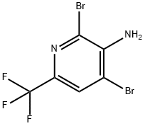 2,4-Dibromo-6-(trifluoromethyl)pyridin-3-amine