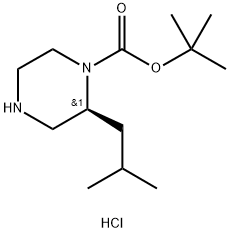 (S)-tert-Butyl 2-isobutylpiperazine-1-carboxylate hydrochloride