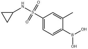 4-(N-Cyclopropylsulfamoyl)-2-methylphenylboronic acid