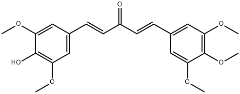 (1E,4E)-1-(4-Hydroxy-3,5-dimethoxyphenyl)-5-(3,4,5-trimethoxyphenyl)-1,4-pentadiene-3-one