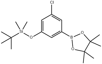 3-Chloro-5-t-butyldimethylsilyloxyphenylboronic acid, pinacol ester