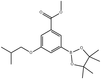 3-Methoxycarbonyl-5-isobutoxyphenylboronic acid, pinacol ester
