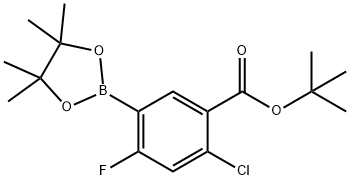 5-(t-Butoxycarbonyl)-4-chloro-2-fluorophenylboronic acid, pinacol ester