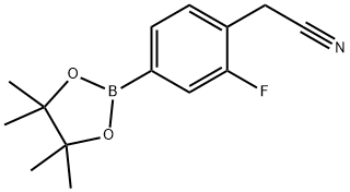 2-(2-Fluoro-4-(4,4,5,5-tetramethyl-1,3,2-dioxaborolan-2-yl)phenyl)acetonitrile