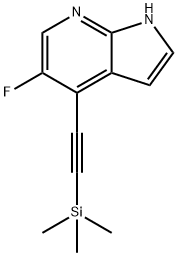 5-Fluoro-4-((trimethylsilyl)ethynyl)-1H-pyrrolo[2,3-b]pyridine