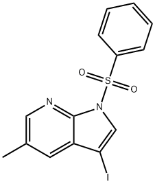 3-Iodo-5-methyl-1-(phenylsulfonyl)-1H-pyrrolo[2,3-b]pyridine