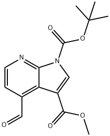 1-tert-Butyl 3-methyl 4-formyl-1H-pyrrolo[2,3-b]pyridine-1,3-dicarboxylate