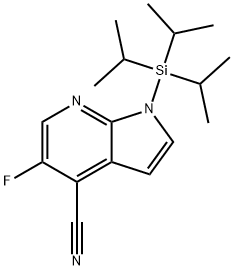 5-Fluoro-1-(triisopropylsilyl)-1H-pyrrolo[2,3-b]pyridine-4-carbonitrile