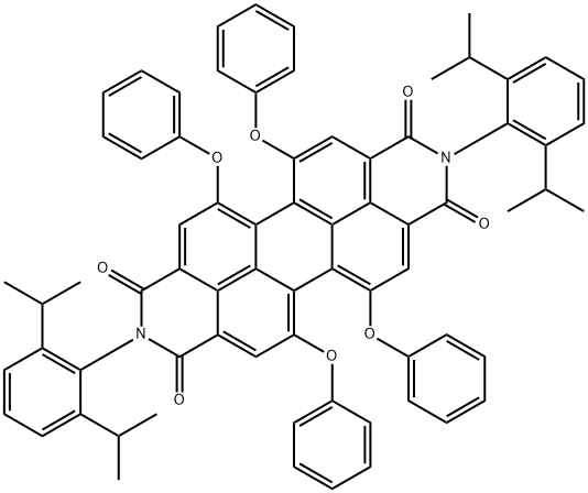 N,N'-Bis(2,6-diisopropylphenyl)-1,6,7,12-tetraphenoxy-3,4,9,10-perylenetetracarboxylic Diimide