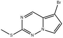 5‐bromo‐2‐(methylsulfanyl)pyrrolo[2,1‐ f][1,2,4]triazine
