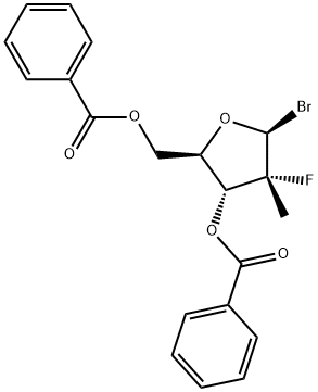 β-​D-​erythro-​Pentofuranosyl bromide, 2-​deoxy-​2-​fluoro-​2-​methyl-​, 3,​5-​dibenzoate, (2R)​-
