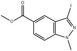 methyl 3-iodo-1-methyl-1H-indazole-5-carboxylate