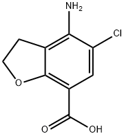 4-Amino-5-chloro-2,3-dihydrobenzofuran-7-carboxylic Acid