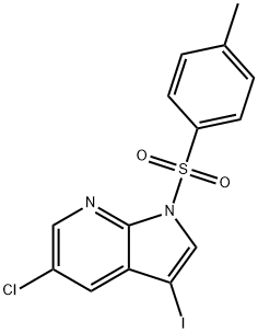5-chloro-3-iodo-1-(4-methylbenzenesulfonyl)-1H-pyrrolo[2,3-b]pyridine