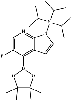 5-Fluoro-4-(4,4,5,5-tetramethyl-1,3,2-dioxaborolan-2-yl)-1-(triisopropylsilyl)-1H-pyrrolo[2,3-b]pyridine