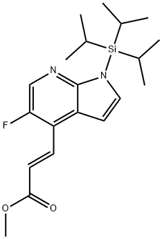 (E)-Methyl 3-(5-fluoro-1-(triisopropylsilyl)-1H-pyrrolo[2,3-b]pyridin-4-yl)acrylate