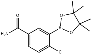 5-Carbamoyl-2-chlorophenylboronic acid, pinacol ester