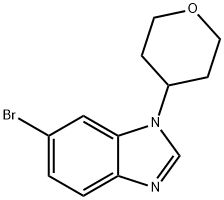 6-Bromo-1-(tetrahydro-2H-pyran-4-yl)-1H-benzo[d]imidazole