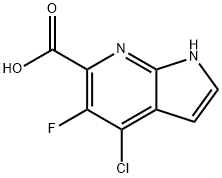 4-Chloro-5-fluoro-1H-pyrrolo[2,3-b]pyridine-6-carboxylic acid