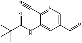 N-(2-Cyano-5-formylpyridin-3-yl)pivalamide