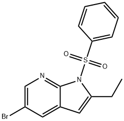 5-Bromo-2-ethyl-1-(phenylsulfonyl)-1H-pyrrolo[2,3-b]pyridine