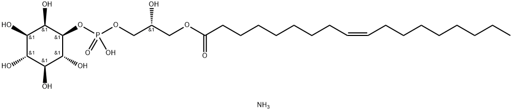1-oleoyl-2-hydroxy-sn-glycero-3-phospho-(1'-myo-inositol) (ammonium salt)