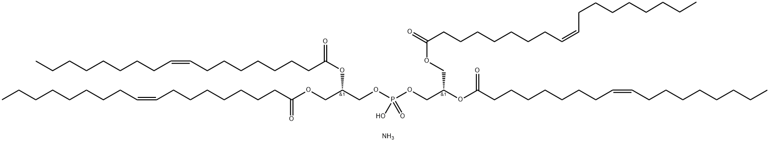 sn-[2,3-dioleoyl]-glycerol-1-phospho-sn-1’-[2’,3’-dioleoyl]-glycerol (ammonium salt)