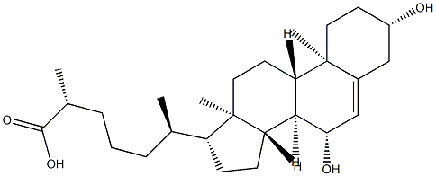 (25R)-cholest-5-en-26-oic acid, 3β,7β-hydroxy