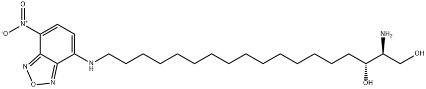 omega(7-nitro-2-1,3-benzoxadiazol-4-yl)(2S,3R)-2-aminooctadecane-1,3-diol
