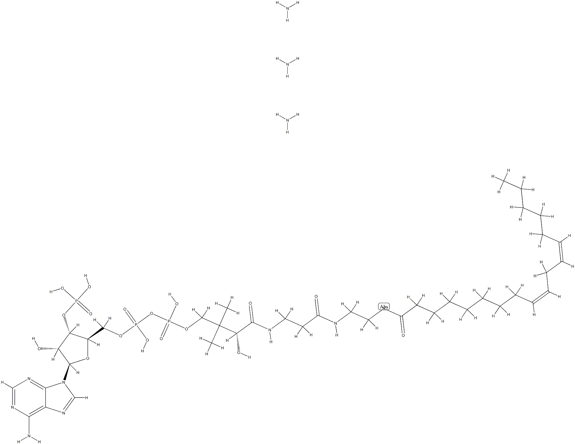 (9Z,12Z-octadecadienoyl) Coenzyme A (ammonium salt)