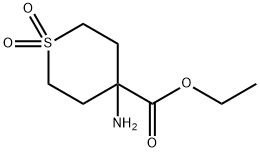 ethyl 4-amino-1,1-dioxothiane-4-carboxylate