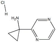 1-(pyrazin-2-yl)cyclopropan-1-amine hydrochloride