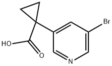 1-(5-bromopyridin-3-yl)cyclopropane-1-carboxylic acid