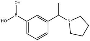 [3-(1-Pyrrolidin-1-ylethyl)phenyl]boronic acid(contains varying amounts of Anhydride)