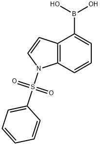 1-Benzenesulfonyl-1h-indole-4-boronic acid