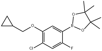 4-Chloro-5-(cyclopropylmethoxy)-2-fluorophenylboronic acid, pinacol ester
