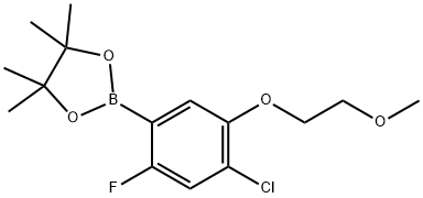 4-Chloro-2-fluoro-5-(2-methoxyethoxy)phenylboronic acid, pinacol ester