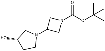 tert-butyl 3-[(3S)-3-hydroxypyrrolidin-1-yl]azetidine-1-carboxylate